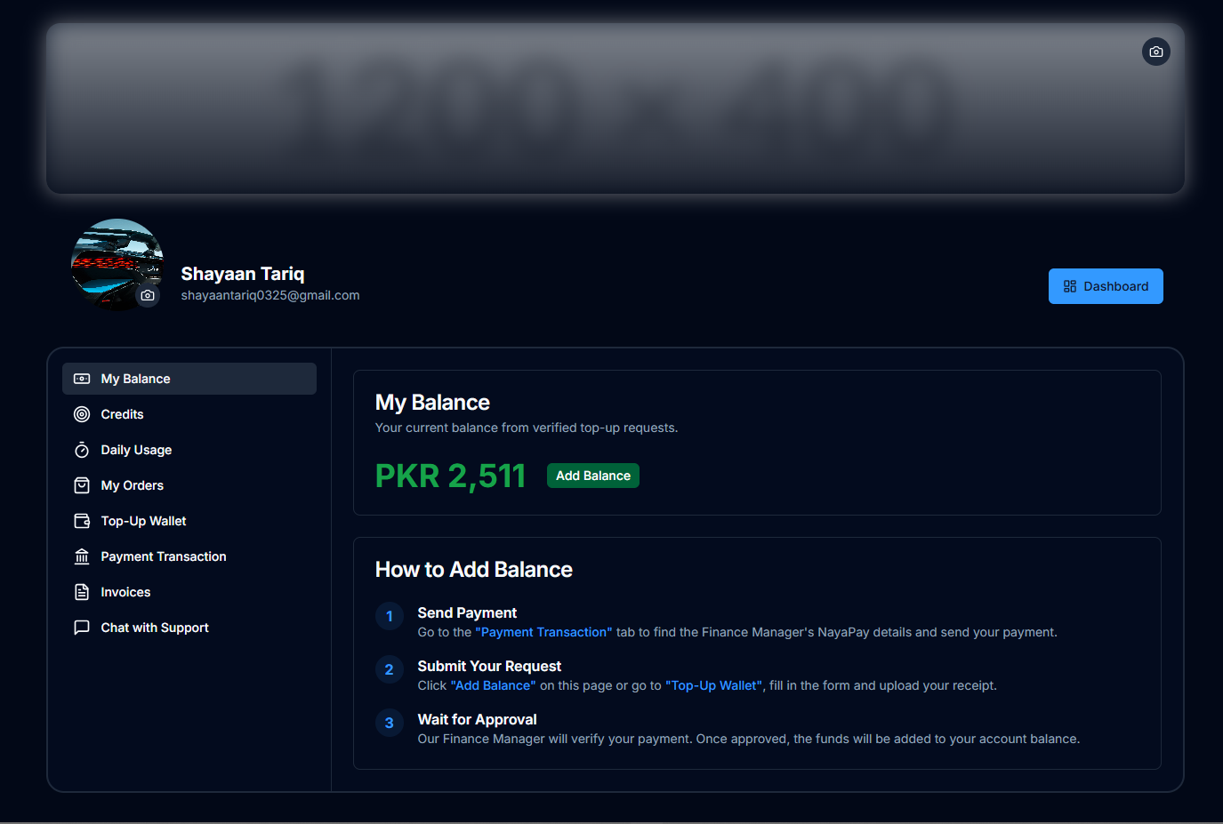 Left side card content